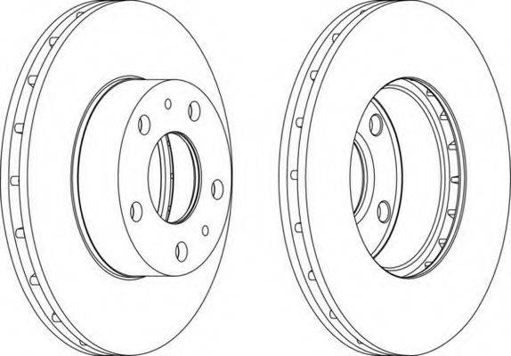 FERODO DDF18091 гальмівний диск