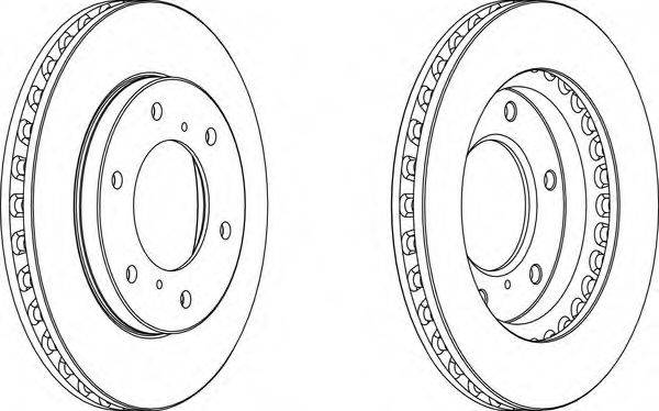 FERODO DDF18181 гальмівний диск