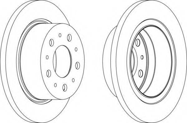 FERODO DDF18231 гальмівний диск
