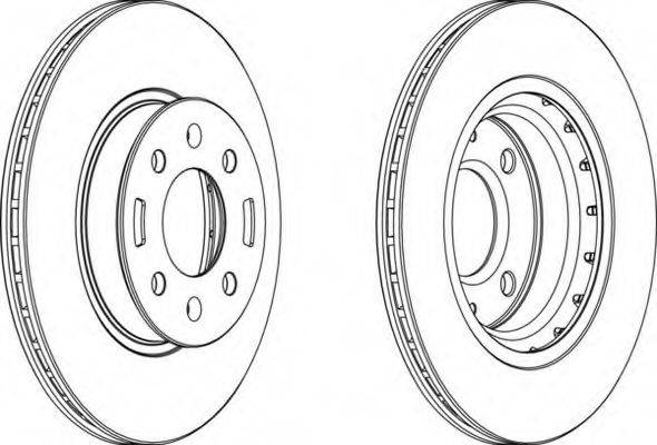 FERODO DDF18401 гальмівний диск