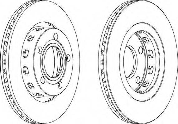 FERODO DDF1896C1 гальмівний диск