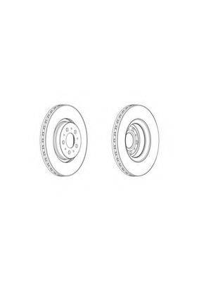 FERODO DDF18981 гальмівний диск