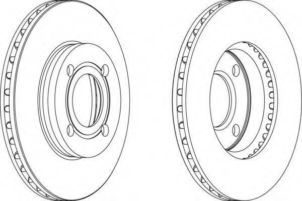 FERODO DDF1931 гальмівний диск