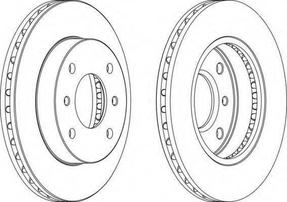 FERODO DDF2341 гальмівний диск