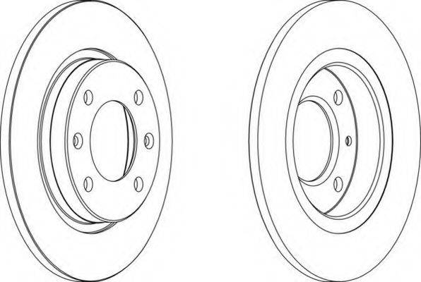 FERODO DDF2381 гальмівний диск