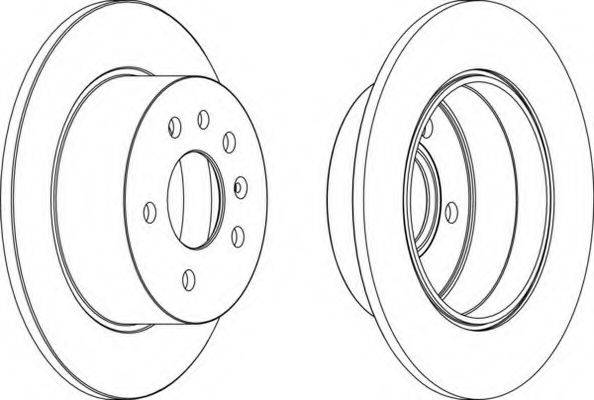 FERODO DDF2391 гальмівний диск