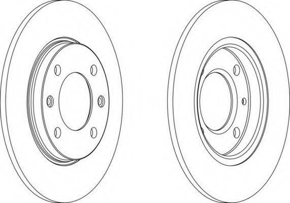 FERODO DDF244C1 гальмівний диск