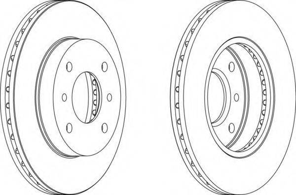 FERODO DDF2601 гальмівний диск