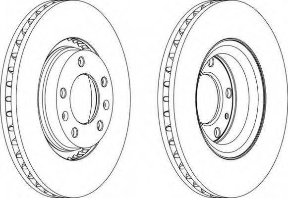 FERODO DDF2641 гальмівний диск