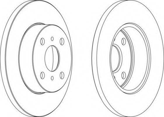 FERODO DDF2791 гальмівний диск