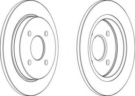 FERODO DDF281C1 гальмівний диск