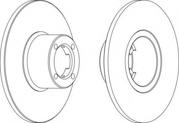 FERODO DDF2861 гальмівний диск