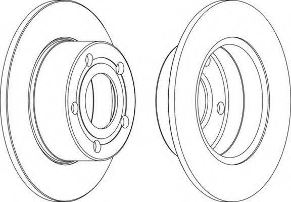 FERODO DDF321C1 гальмівний диск