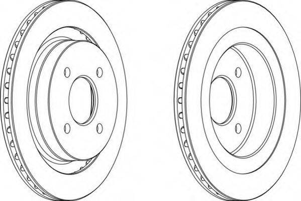 FERODO DDF3381 гальмівний диск