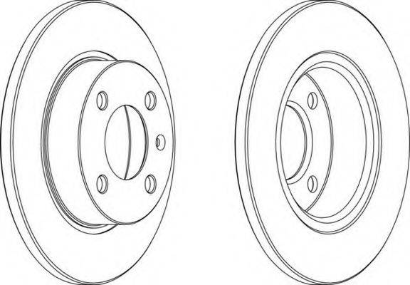 FERODO DDF3591 гальмівний диск