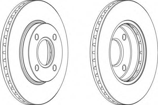 FERODO DDF3641 гальмівний диск
