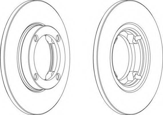 FERODO DDF3731 гальмівний диск