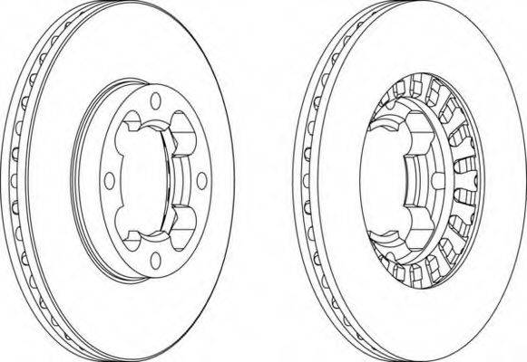 FERODO DDF3991 гальмівний диск