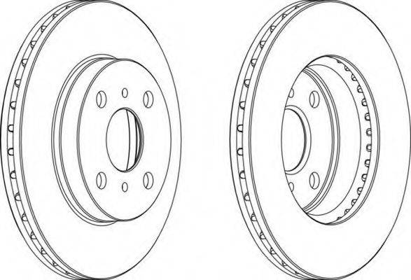 FERODO DDF4051 гальмівний диск