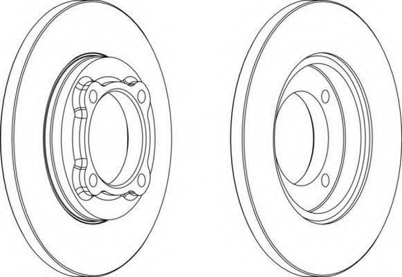 FERODO DDF4291 гальмівний диск