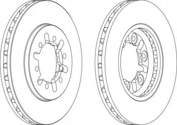 FERODO DDF4431 гальмівний диск
