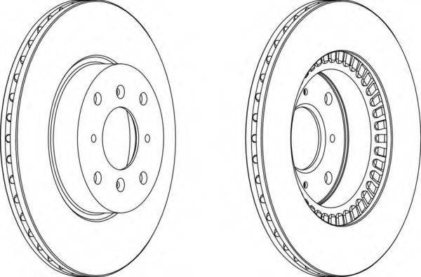 FERODO DDF4531 гальмівний диск