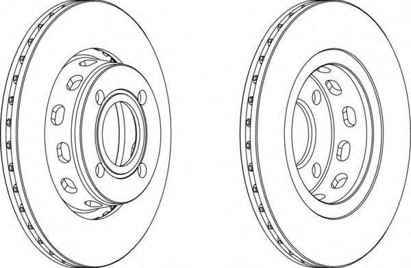 FERODO DDF517C1 гальмівний диск