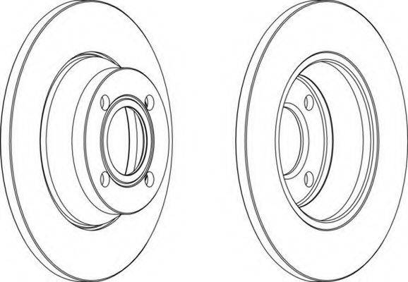 FERODO DDF518C1 гальмівний диск