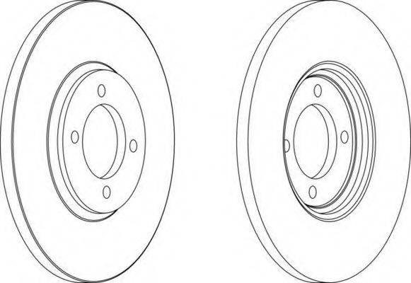FERODO DDF5291 гальмівний диск
