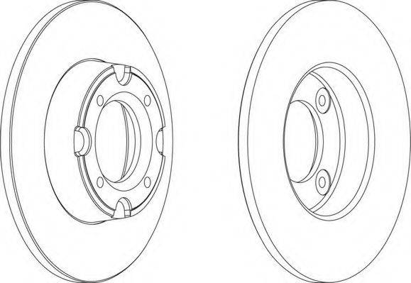 FERODO DDF5341 гальмівний диск
