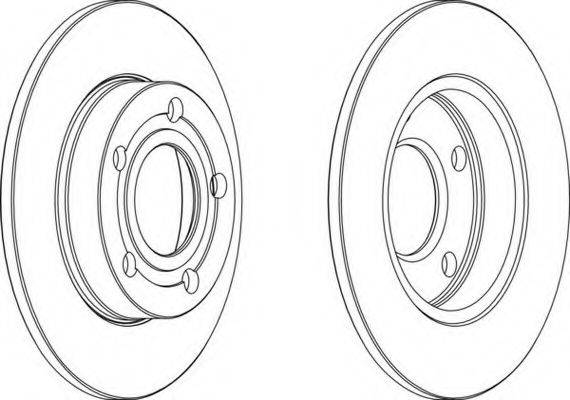 FERODO DDF5431 гальмівний диск