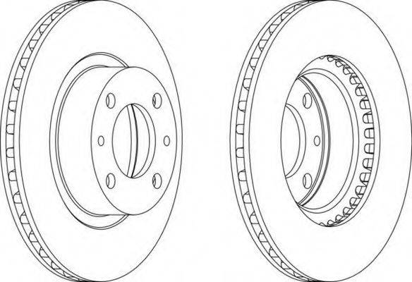FERODO DDF5821 гальмівний диск