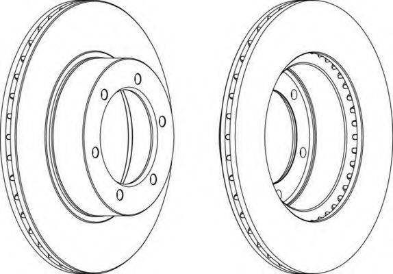 FERODO DDF5961 гальмівний диск