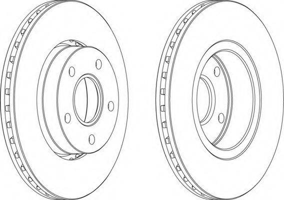 FERODO DDF6181 гальмівний диск