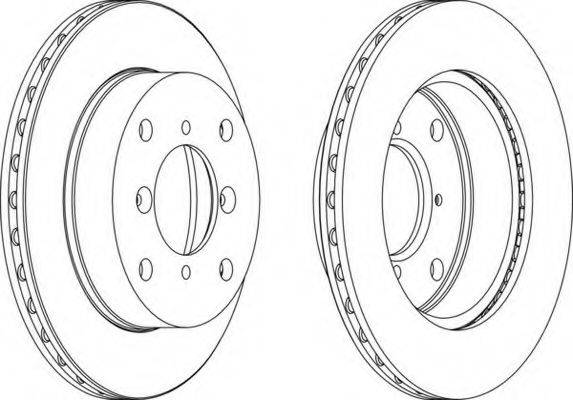 FERODO DDF6231 гальмівний диск