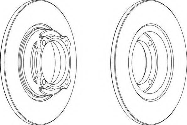 FERODO DDF6361 гальмівний диск