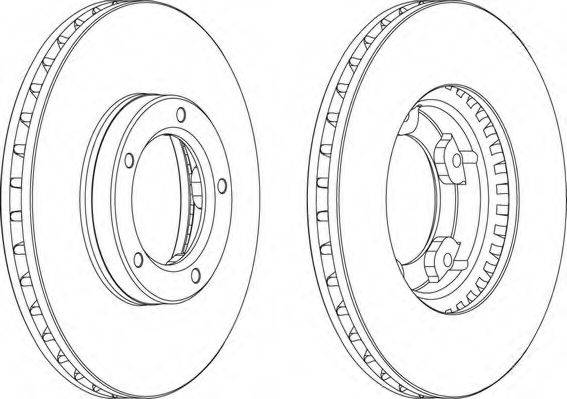 FERODO DDF7031 гальмівний диск