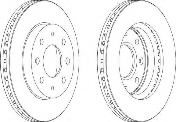FERODO DDF7411 гальмівний диск