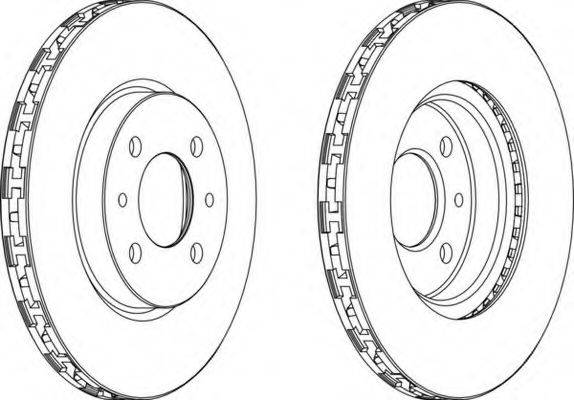 FERODO DDF762C1 гальмівний диск