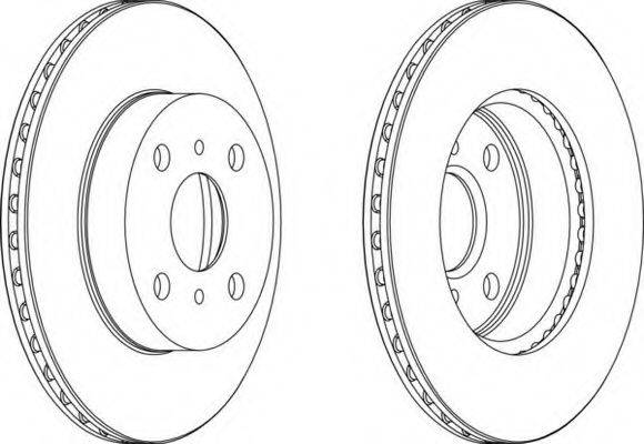 FERODO DDF7751 гальмівний диск