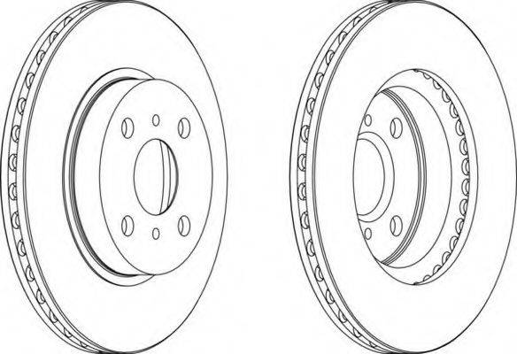 FERODO DDF794C1 гальмівний диск