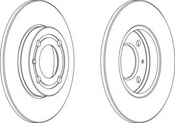 FERODO DDF7951 гальмівний диск