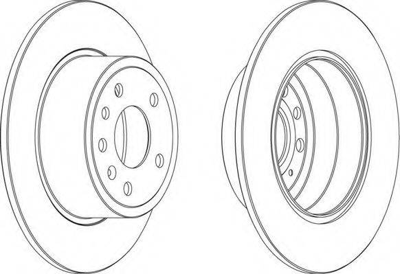 FERODO DDF811C1 гальмівний диск