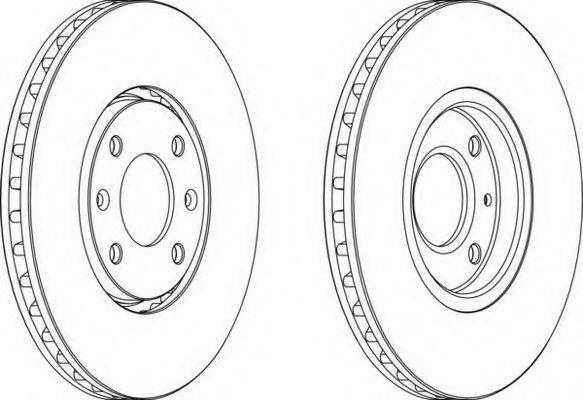 FERODO DDF8411 гальмівний диск