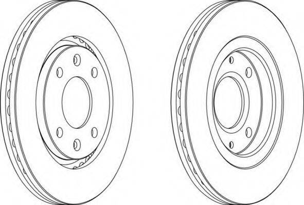FERODO DDF8701 гальмівний диск