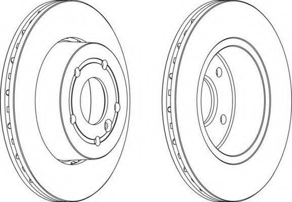 FERODO DDF8731 гальмівний диск