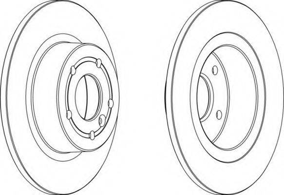 FERODO DDF8741 гальмівний диск