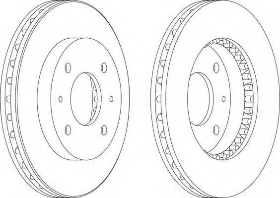 FERODO DDF8851 гальмівний диск