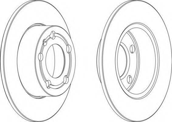 FERODO DDF9291 гальмівний диск