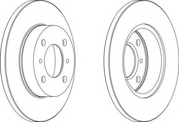 FERODO DDF9881 гальмівний диск